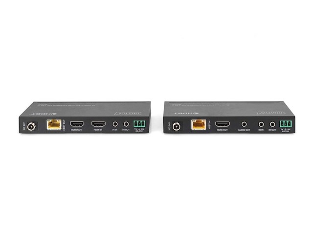 Digitus ds55508 audio/video extender avzender & ontvanger zwart - afbeelding 4 van  5