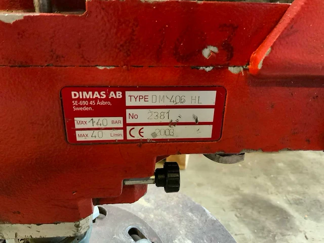 Dimas ab - dm 406 - various concrete equipment - 2003 - afbeelding 5 van  8