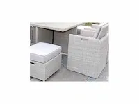 Dining set - 11-delig wicker cream - afbeelding 2 van  2