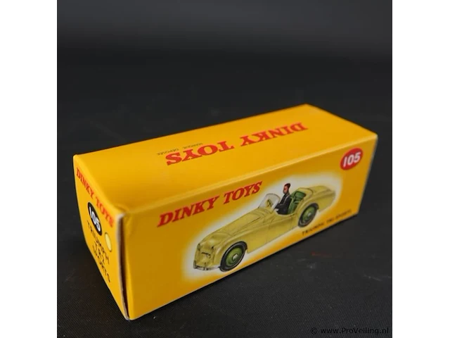 Dinky toys 105 triumph tr2 (touring) nr 105 - afbeelding 5 van  5