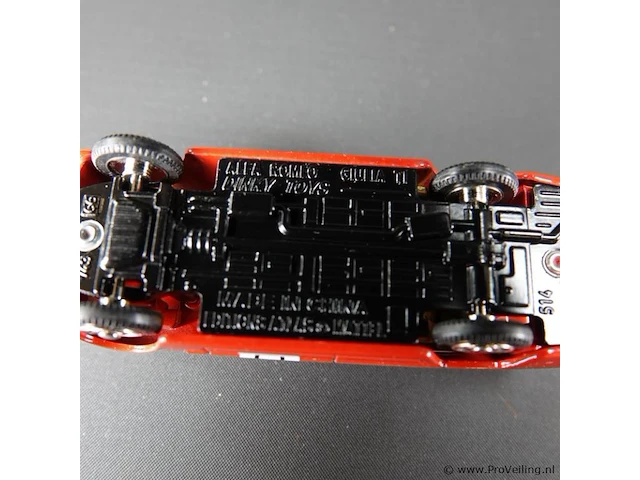 Dinky toys 1401; alfa romeo giulia 1600ti; rallyauto; rn8 nr 514 - afbeelding 4 van  5