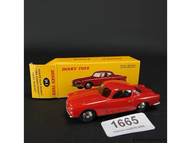 Dinky toys alfa romeo 1900 supersprint nr. 24j - afbeelding 1 van  5