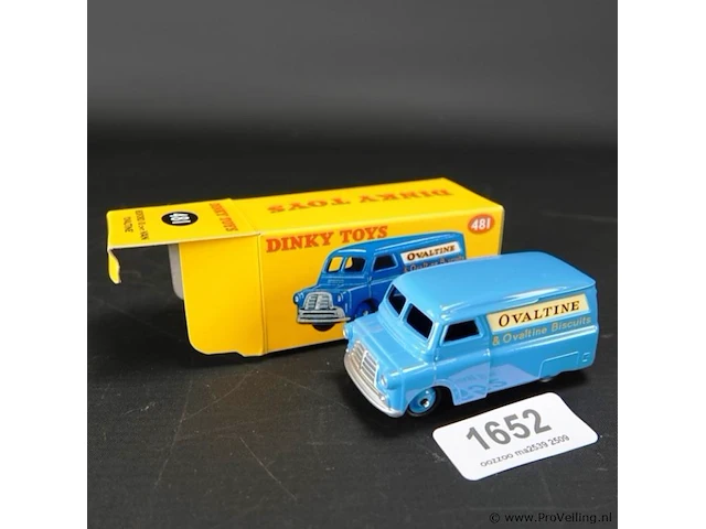 Dinky toys bedford 10 cwt ca van 'ovaltine' nr. 481 - afbeelding 1 van  5