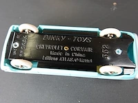 Dinky toys chevrolet corvair nr. 522 atlas in originele doos - afbeelding 5 van  5