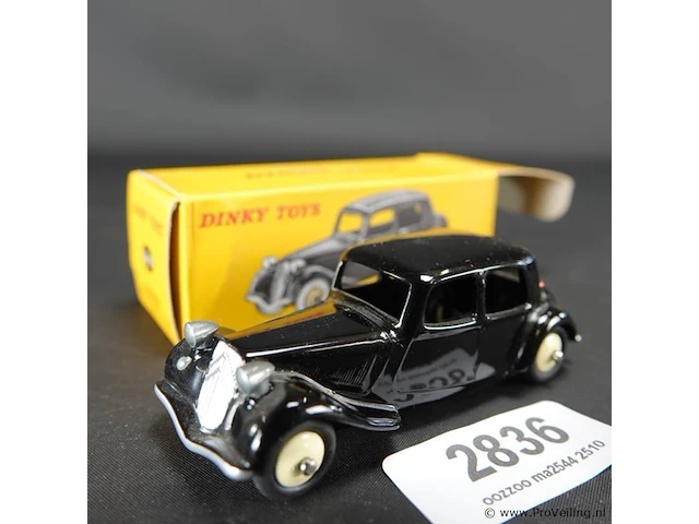 Dinky toys citroen 2cv blauw nr: 24n - afbeelding 1 van  5