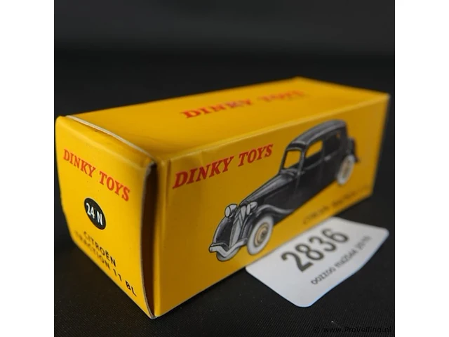 Dinky toys citroen 2cv blauw nr: 24n - afbeelding 5 van  5