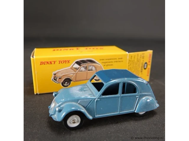 Dinky toys citroen 2cv nr 535 atlas in doos - afbeelding 1 van  5