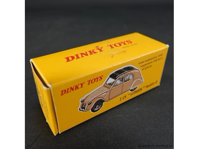 Dinky toys citroen 2cv nr 535 atlas in doos - afbeelding 5 van  5