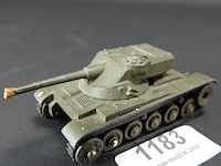 Dinky toys dinky toys char amx a.m.x. meccano france - véhicule militaire n. 80c origineel - afbeelding 1 van  5