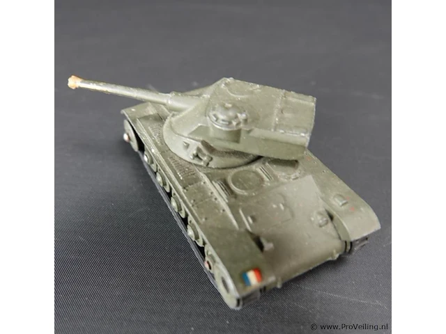 Dinky toys dinky toys char amx a.m.x. meccano france - véhicule militaire n. 80c origineel - afbeelding 3 van  5