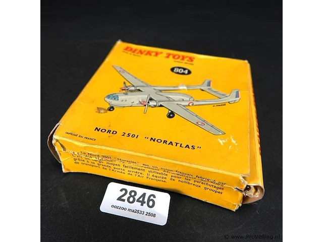Dinky toys doos nord 2501 noratlas nr 804 - afbeelding 1 van  5