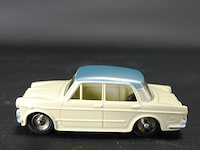 Dinky toys fiat 1200 grande vue beige met blauw dak nr. 531 atlas in originele doos - afbeelding 2 van  5