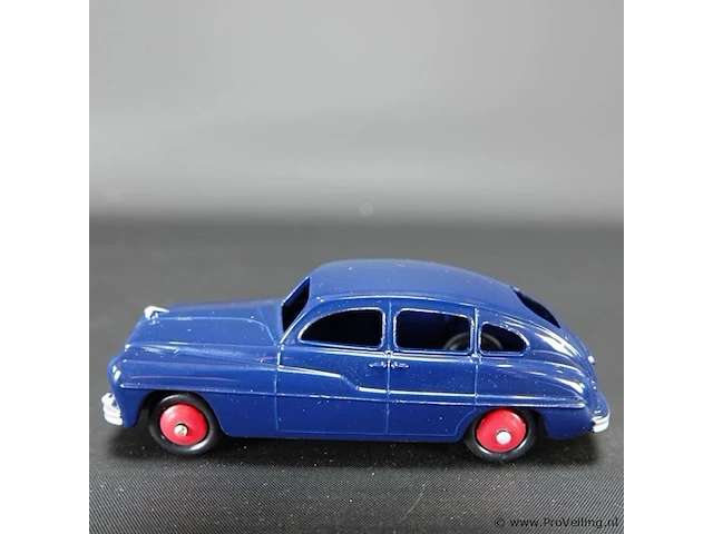 Dinky toys ford vedette "49" blauw nr. 24q atlas in originele doos - afbeelding 2 van  5