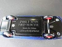 Dinky toys ford vedette "49" blauw nr. 24q atlas in originele doos - afbeelding 5 van  5
