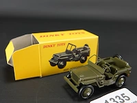 Dinky toys jeep hotchkiss willys groen nr 153a atlas in originele doos - afbeelding 1 van  5