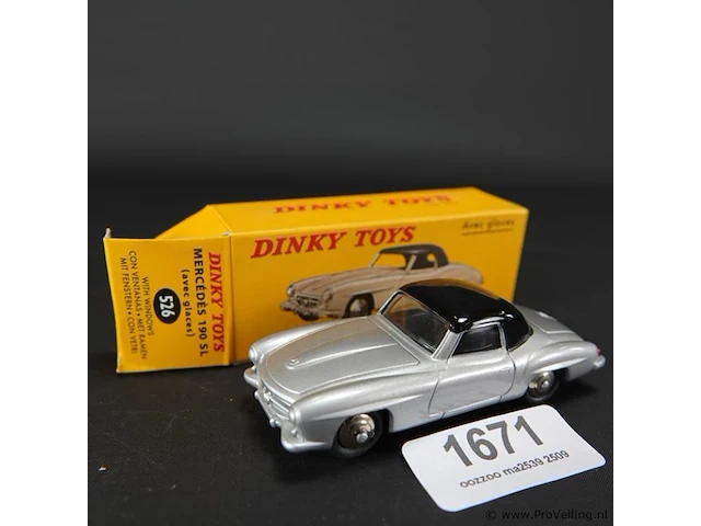 Dinky toys mercedes 190sl nr. 24h - afbeelding 1 van  5