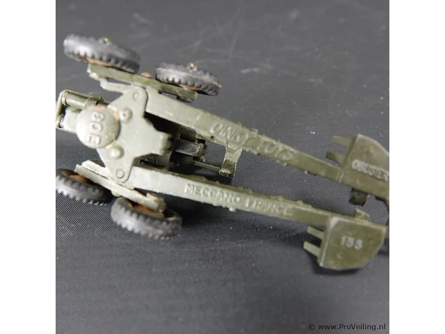 Dinky toys obusier kanon nr. 80e - afbeelding 3 van  5