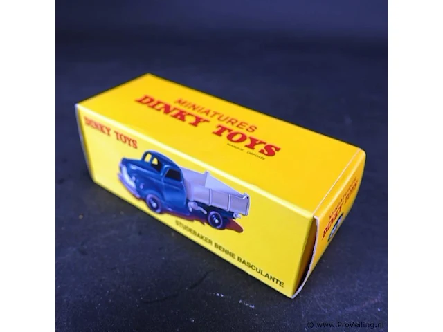 Dinky toys studebaker benne basculante nr 25m atlas in doos - afbeelding 5 van  5
