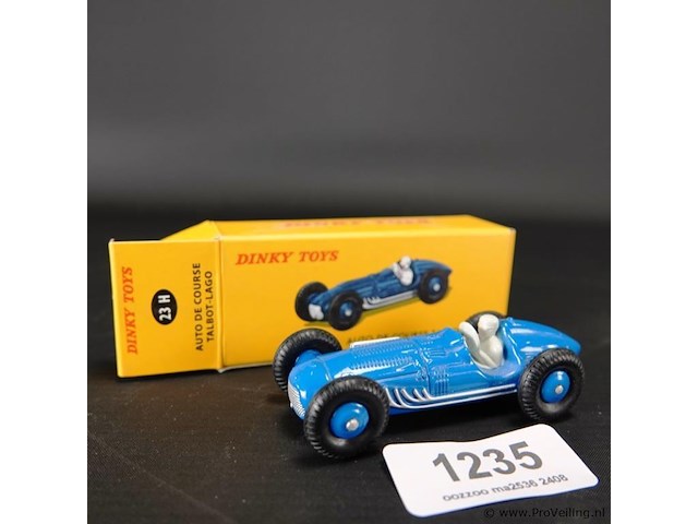 Dinky toys talbot lago raceauto nr. 23h atlas in originele doos - afbeelding 1 van  5