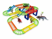 Dinosaurus - race baan - 60 pcs - race track 1x b012 - afbeelding 3 van  5
