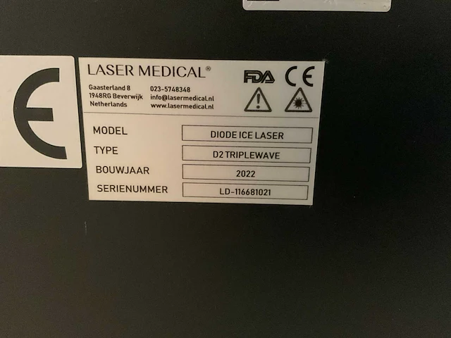 Diode ice laser d2 triplewave ontharingsapparaat - afbeelding 2 van  23