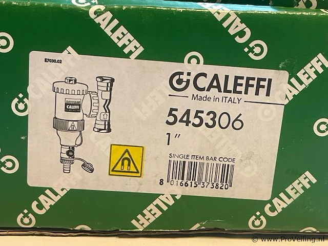 Dirtmag caleffi 545306 vuilafscheider - afbeelding 4 van  4