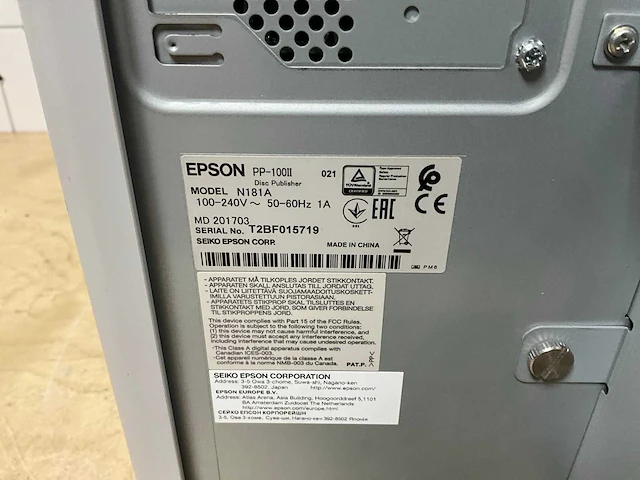 Disc publisherprinter - epson - n181a - afbeelding 4 van  4