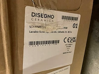 Disegno ss14d46101 140x46cm dubbele wastafel - afbeelding 3 van  3