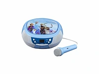 Disney frozen 2 / frozen 2 draagbare cd-speler met radio en microfoon voor kinderen - afbeelding 1 van  3
