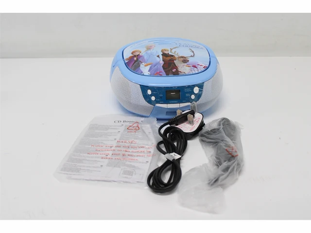 Disney frozen 2 / frozen 2 draagbare cd-speler met radio en microfoon voor kinderen - afbeelding 3 van  3