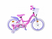 Disney minnie cutest ever! kinderfiets meisjes 16 inch roze - afbeelding 1 van  5