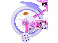 Disney minnie cutest ever! kinderfiets meisjes 16 inch roze - afbeelding 3 van  5
