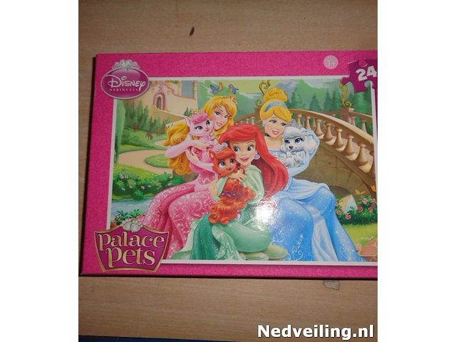 Disney princess puzzel 24 stukjes - afbeelding 1 van  3