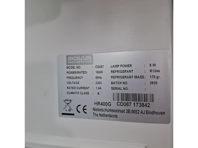 Display koelkast , polar, cd087 - afbeelding 5 van  17