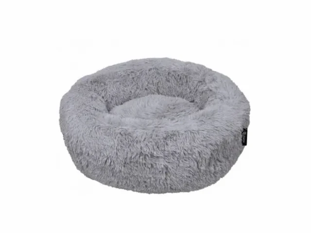 District 70 fuzz zachte hondenmand licht grijs medium 60 x 60 x 20 cm - afbeelding 1 van  2