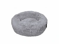 District 70 fuzz zachte hondenmand licht grijs medium 60 x 60 x 20 cm - afbeelding 1 van  2