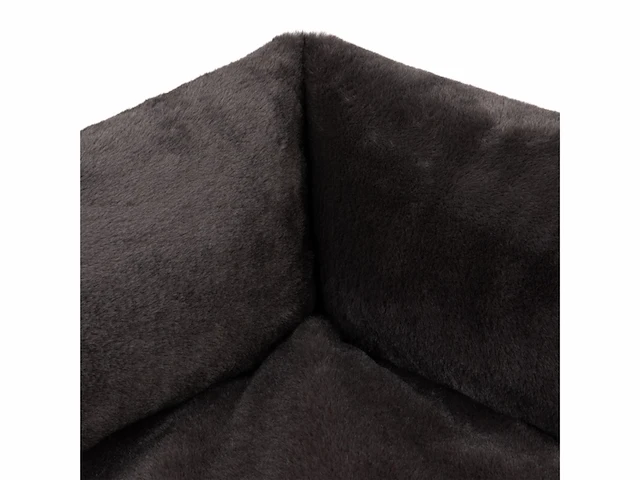 District 70 nuzzle - zachte mand voor op de bank - small: 65 x 75 cm - donker grijs - afbeelding 3 van  4