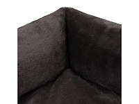 District 70 nuzzle - zachte mand voor op de bank - small: 65 x 75 cm - donker grijs - afbeelding 3 van  4