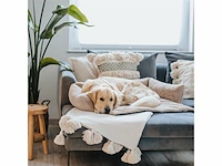 District 70 nuzzle zachte mand voor op de bank medium: 75 x 75 cm merengue - afbeelding 2 van  4