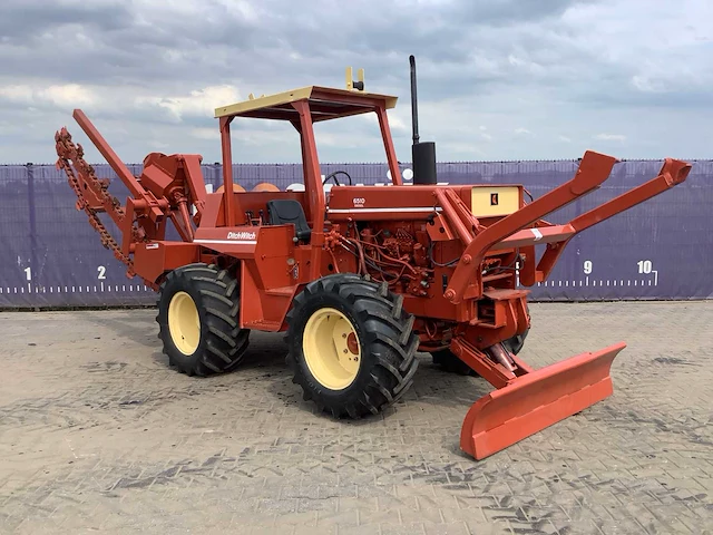 Ditch witch 6510 sleuvengraafmachine/kabellegger/drainage trencher - afbeelding 12 van  23