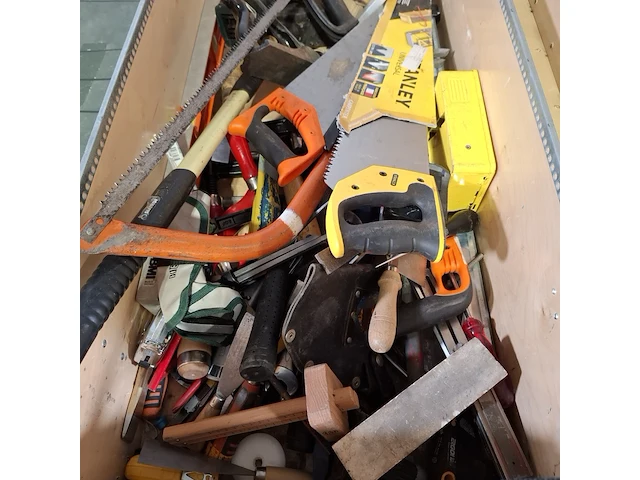 Divers handgereedschap in 5x transportkist, o.a stanley, bahco - afbeelding 4 van  7