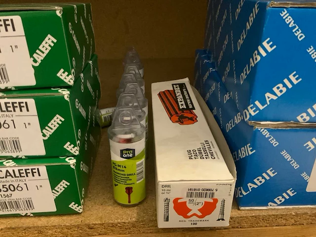 Divers installatie materiaal en sanitair onderdelen (21x) - afbeelding 8 van  8