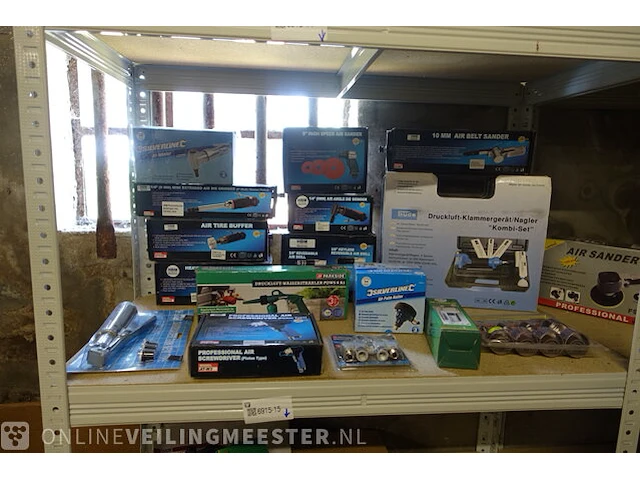 Divers pneumatisch gereedschap o.a. hbm, plastena, parkside - afbeelding 1 van  18