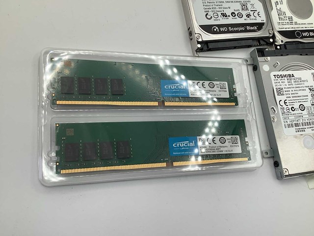 Diverse 1 interne hardeschijf+ram (11x) - afbeelding 2 van  5