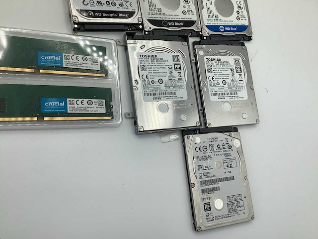 Diverse 1 interne hardeschijf+ram (11x) - afbeelding 5 van  5