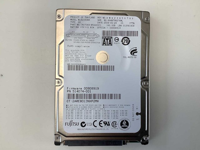 Diverse 2.5”sata interne hardeschijf - afbeelding 4 van  5