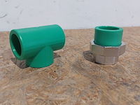 Diverse 32mm ppr koppelingen ifan, groen, 2023 - afbeelding 1 van  5
