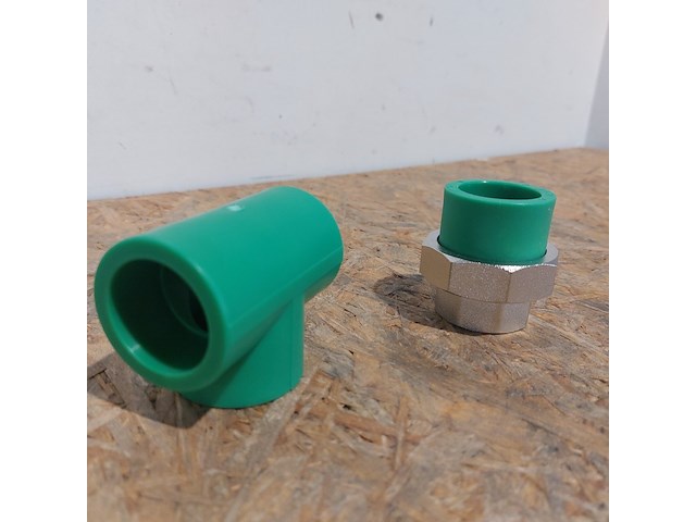 Diverse 32mm ppr koppelingen ifan, groen, 2023 - afbeelding 2 van  5