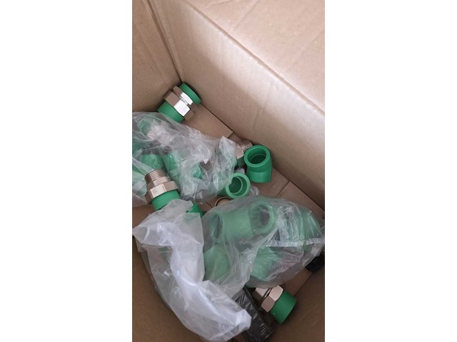 Diverse 32mm ppr koppelingen ifan, groen, 2023 - afbeelding 3 van  5