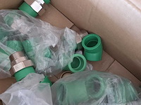 Diverse 32mm ppr koppelingen ifan, groen, 2023 - afbeelding 3 van  5